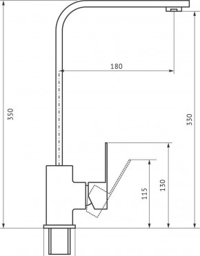 Смеситель MS-012 в Добрянке - dobryanka.ok-mebel.com | фото 2