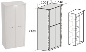 Спальный гарнитур Элана (модульная) Бодега белая в Добрянке - dobryanka.ok-mebel.com | фото 10