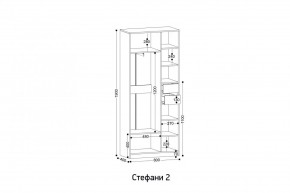 СТЕФАНИ-2 Шкаф в Добрянке - dobryanka.ok-mebel.com | фото 2