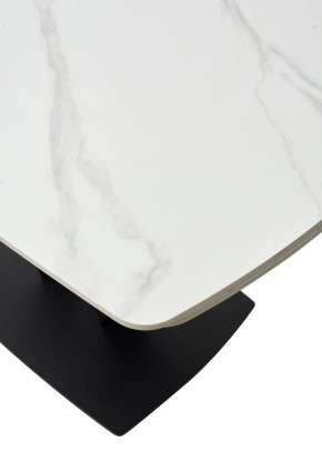 Стол ALATRI 120 MATT WHITE MARBLE SOLID CERAMIC / BLACK, ®DISAUR в Добрянке - dobryanka.ok-mebel.com | фото 11