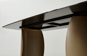 Стол BRONTE 220 KL-188 Контрастный мрамор матовый, итальянская керамика/ Шампань, ®DISAUR в Добрянке - dobryanka.ok-mebel.com | фото 6