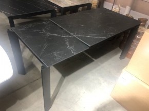 Стол CORNER 120 MATT BLACK MARBLE SOLID CERAMIC / BLACK, ®DISAUR в Добрянке - dobryanka.ok-mebel.com | фото 12