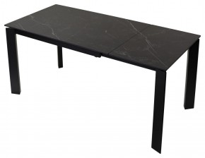 Стол CORNER 120 MATT BLACK MARBLE SOLID CERAMIC / BLACK, ®DISAUR в Добрянке - dobryanka.ok-mebel.com | фото 4