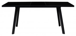 Стол ФИН 120 Черный, стекло/ Черный каркас М-City в Добрянке - dobryanka.ok-mebel.com | фото