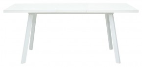 Стол ФИН 140 Белый, стекло/ Белый каркас М-City в Добрянке - dobryanka.ok-mebel.com | фото 2