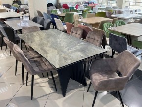 Стол IVAR 180 MARBLES KL-80 Серый мрамор, итальянская керамика, ®DISAUR в Добрянке - dobryanka.ok-mebel.com | фото 11