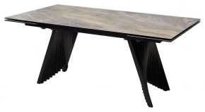 Стол IVAR 180 MARBLES KL-80 Серый мрамор, итальянская керамика, ®DISAUR в Добрянке - dobryanka.ok-mebel.com | фото 2