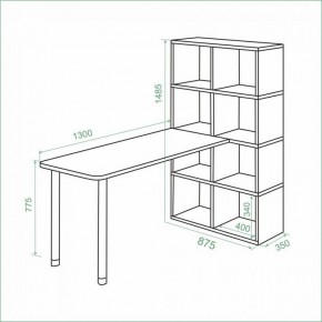 Стол компьютерный Bartolo в Добрянке - dobryanka.ok-mebel.com | фото 3