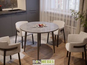 Стол обеденный - 12 Bergamo (круглый) в Добрянке - dobryanka.ok-mebel.com | фото 4