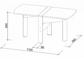 Стол обеденный СтК6 в Добрянке - dobryanka.ok-mebel.com | фото 3