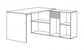 Стол письменный Лайт 03.245 F (белый) в Добрянке - dobryanka.ok-mebel.com | фото 3