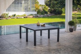 Стол раскладной Джули (Julie Double table 2 configurations) Графит в Добрянке - dobryanka.ok-mebel.com | фото 2