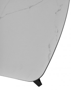 Стол RASMUS 160 TL-45 Белый мрамор, испанская керамика / черный каркас, ®DISAUR в Добрянке - dobryanka.ok-mebel.com | фото 6