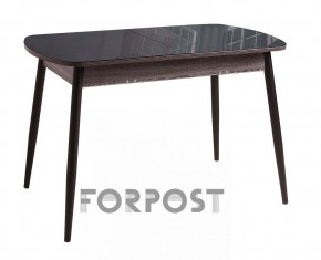 Стол раздвижной со стеклянной столешницей (BLACK, WHITE) в Добрянке - dobryanka.ok-mebel.com | фото 1