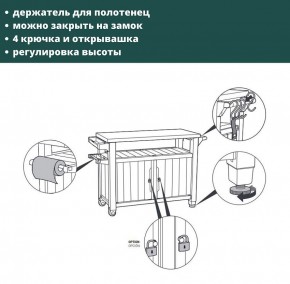 Столик для барбекю 207 Л (Unity XL 207L) в Добрянке - dobryanka.ok-mebel.com | фото 8