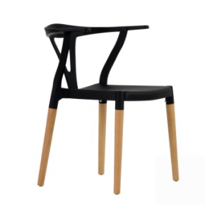Стул Barneo N-218 Wishbone интерьерный кухонный черный в Добрянке - dobryanka.ok-mebel.com | фото