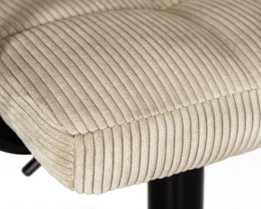 Стул барный DOBRIN KRUGER ARM BLACK, бежевый вельвет (LAR-E2041-04) в Добрянке - dobryanka.ok-mebel.com | фото 7