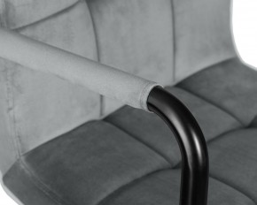Стул барный DOBRIN KRUGER ARM BLACK, серый велюр (MJ9-75) в Добрянке - dobryanka.ok-mebel.com | фото 7