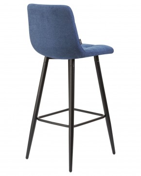 Стул барный DOBRIN NICOLE, черные матовые ножки, синяя ткань (UF860-14B) в Добрянке - dobryanka.ok-mebel.com | фото 4