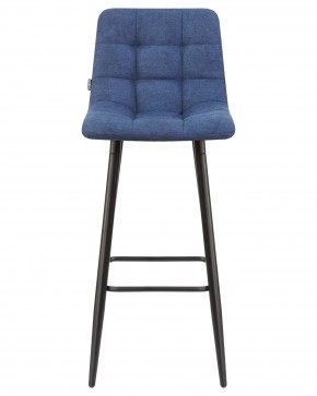 Стул барный DOBRIN NICOLE, черные матовые ножки, синяя ткань (UF860-14B) в Добрянке - dobryanka.ok-mebel.com | фото 6