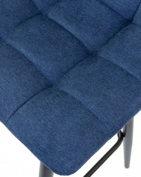 Стул барный DOBRIN NICOLE, черные матовые ножки, синяя ткань (UF860-14B) в Добрянке - dobryanka.ok-mebel.com | фото 8