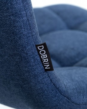 Стул барный DOBRIN NICOLE, черные матовые ножки, синяя ткань (UF860-14B) в Добрянке - dobryanka.ok-mebel.com | фото 9