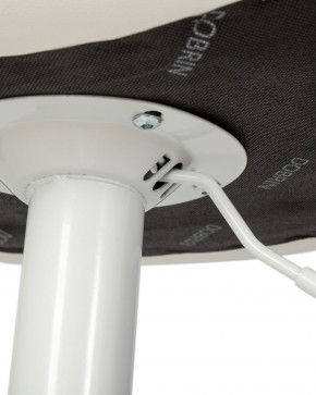 Стул барный DOBRIN TAILOR WHITE, белый PU в Добрянке - dobryanka.ok-mebel.com | фото 7