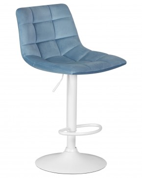 Стул барный DOBRIN TAILOR WHITE, пудрово-голубой велюр (MJ9-74) в Добрянке - dobryanka.ok-mebel.com | фото 2
