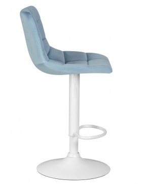 Стул барный DOBRIN TAILOR WHITE, пудрово-голубой велюр (MJ9-74) в Добрянке - dobryanka.ok-mebel.com | фото 3