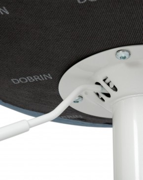Стул барный DOBRIN TAILOR WHITE, пудрово-голубой велюр (MJ9-74) в Добрянке - dobryanka.ok-mebel.com | фото 7