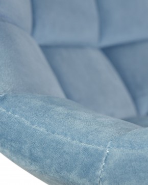 Стул барный DOBRIN TAILOR WHITE, пудрово-голубой велюр (MJ9-74) в Добрянке - dobryanka.ok-mebel.com | фото 8