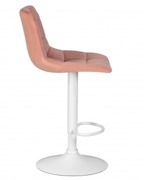 Стул барный DOBRIN TAILOR WHITE, пудрово-розовый велюр (MJ9-32) в Добрянке - dobryanka.ok-mebel.com | фото 3
