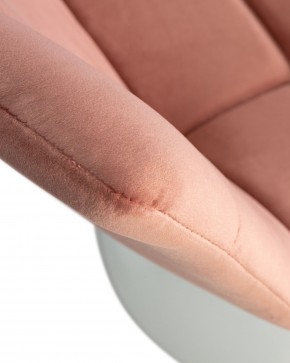 Стул барный DOBRIN TAILOR WHITE, пудрово-розовый велюр (MJ9-32) в Добрянке - dobryanka.ok-mebel.com | фото 7