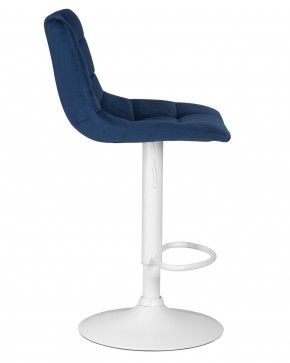 Стул барный DOBRIN TAILOR WHITE, синий велюр (MJ9-117) в Добрянке - dobryanka.ok-mebel.com | фото 3