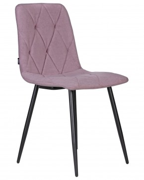 Стул обеденный DOBRIN CHILLY ROMBO, Лавандовый Simple 48, основание черное в Добрянке - dobryanka.ok-mebel.com | фото 2