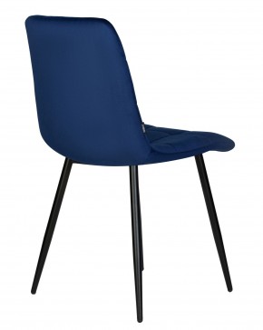 Стул обеденный DOBRIN CHILLY, Темно-синий Holland 60, основание черное в Добрянке - dobryanka.ok-mebel.com | фото 4