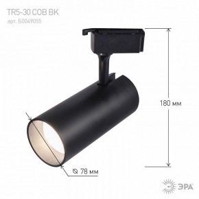 Светильник на штанге Эра  TR5-30 COB BK в Добрянке - dobryanka.ok-mebel.com | фото 5