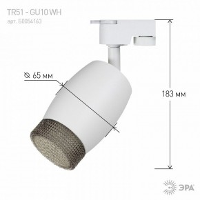 Светильник на штанге Эра  TR51 - GU10 WH в Добрянке - dobryanka.ok-mebel.com | фото 4
