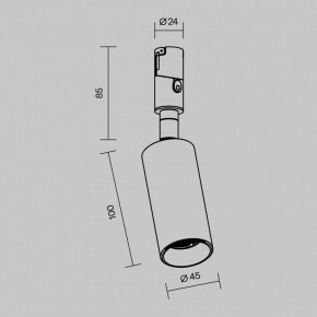 Светильник на штанге Maytoni Focus Led TR201-1-10W3K-M-B в Добрянке - dobryanka.ok-mebel.com | фото 7