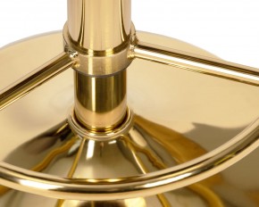 Табурет барный DOBRIN BRUNO GOLD, пудрово-розовый велюр (MJ9-32) в Добрянке - dobryanka.ok-mebel.com | фото 3