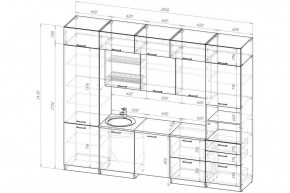 ТЕРЦИЯ Кухонный гарнитур Экстра 5 (3000 мм) в Добрянке - dobryanka.ok-mebel.com | фото 2