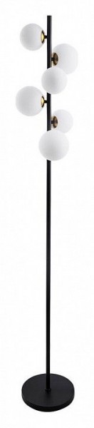 Торшер Arte Lamp Gemini A2243PN-6BK в Добрянке - dobryanka.ok-mebel.com | фото