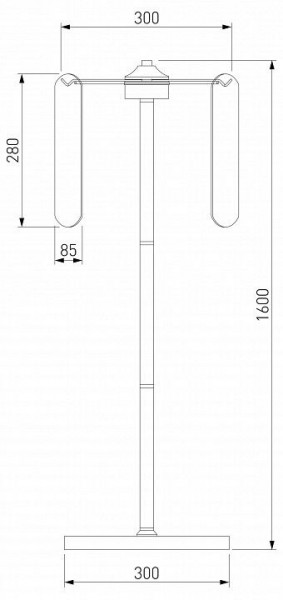 Торшер Eurosvet Claire 01171/3 золото в Добрянке - dobryanka.ok-mebel.com | фото 3