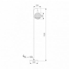 Торшер Eurosvet Gemini 80492/1 черный в Добрянке - dobryanka.ok-mebel.com | фото 4
