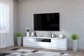 Тумба под ТВ "Хилтон" (Белый текстурный) в Добрянке - dobryanka.ok-mebel.com | фото