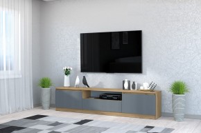 Тумба под ТВ "Хилтон" (Крафт золотой/Графит) в Добрянке - dobryanka.ok-mebel.com | фото