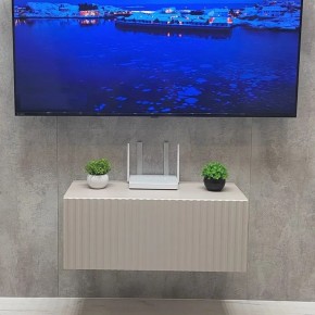 Тумба подвесная под ТВ LINES MTV1-MA 750 Бежевый (Леда-М 10.1.5) в Добрянке - dobryanka.ok-mebel.com | фото 5