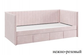 ТВИКС Кровать (софа) с ящиками 900 (нежно-розовый) в Добрянке - dobryanka.ok-mebel.com | фото