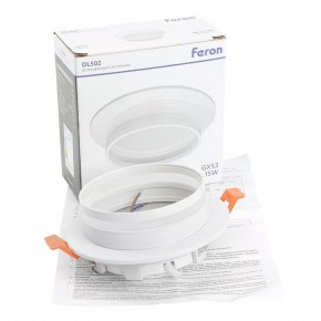 Встраиваемый светильник Feron DL502 51089 в Добрянке - dobryanka.ok-mebel.com | фото 9