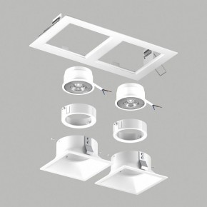 Встраиваемый светильник Lightstar Domino D5260606WMOD в Добрянке - dobryanka.ok-mebel.com | фото 3